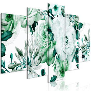 Kép - Rose Composition (5 Parts) Wide Green