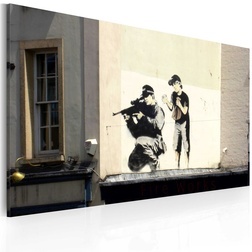 Kép - Sniper and boy (Banksy)
