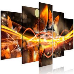 Kép - Swarm of Butterflies (5 Parts) Wide Orange