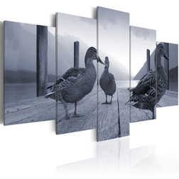 Kép - Ducks on a pier