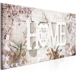 Kép - Home and Hummingbirds (1 Part) Beige Narrow