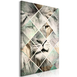 Kép - Lion on the Chessboard (1 Part) Vertical