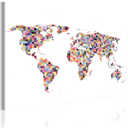 Kép - Map of the World - pixels