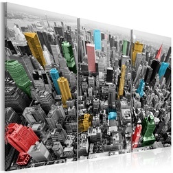 Kép - New York in the CMYK color model