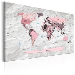 Kép - World Map: Pink Continents