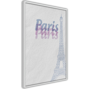 Plakát - Pastel Paris