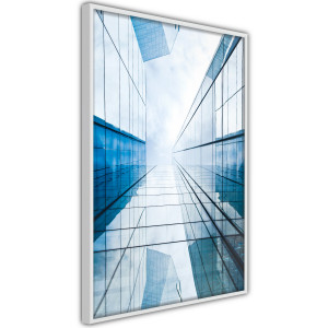 Plakát - Steel and Glass (Blue)