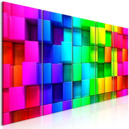 Kép - Colourful Cubes (5 Parts) Narrow