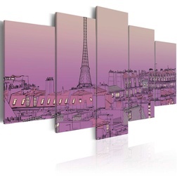 Kép - Lavender sunrise over Paris