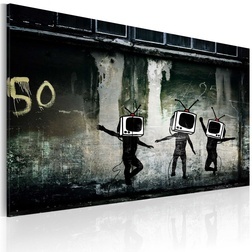 Kép - TV heads dance (Banksy)