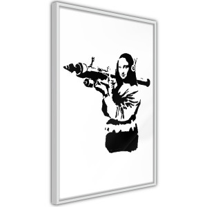 Plakát - Banksy: Mona Lisa with Bazooka II