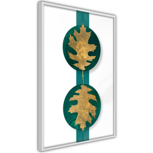 Plakát - Gilded Oak Leaves