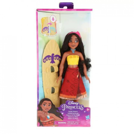 Papusa Disney Princess Vaiana cu placa de surf, HSF3379V