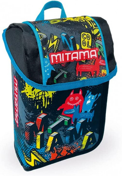 Penar Echipat Upside, Mitama, cu 1 Fermoar si 2 Extensii, 43 Piese, 23.5x14x8.5cm, Monster, Negru