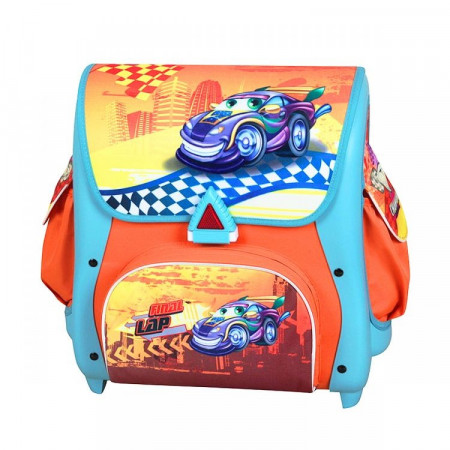 Ghiozdan Ergonomic Scolar, Eco Toys, Albastru