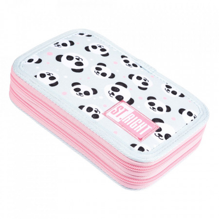 Penar Echipat cu 2 Fermoare, St.Majewski, Colectia St.Right - Grey Panda PC04