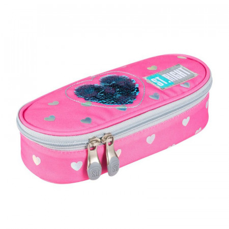 Penar Borseta Rigid, St.Majewski, cu Clapeta Interioara, Gama St.Right Sequin Cats PC01