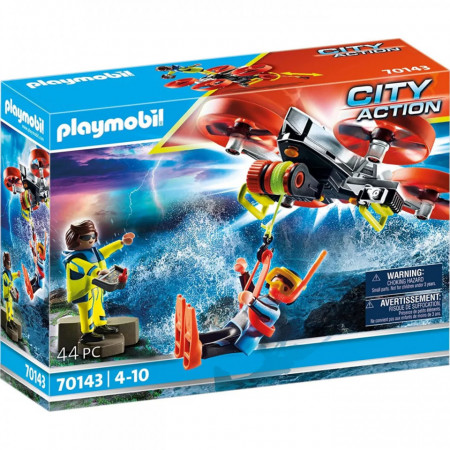 Playmobil City Action - Sea Rescue, Salvamar cu drona