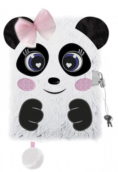 Jurnal cu Lacat, Plusat, St.Majewski, My Little Friend Sweet Panda A5, 96 foi Dictando