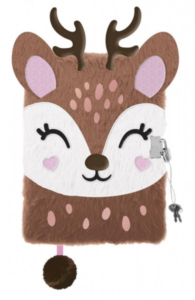 Jurnal cu Lacat, Plusat, St.Majewski, My Little Friend Deer, A5, 96 foi Dictando