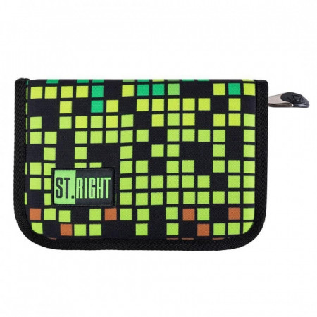 Penar Rigid cu 1 Fermoar si 2 Extensii, St. Majewski, Neechipat, Colectia St.Right - Pixel Gamer PC03 20.5x14x3.5cm