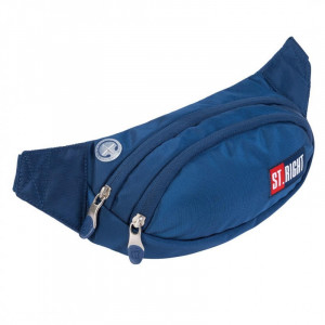 Borseta Brau Rigida, 2 Compartimente, St.Majewski, Impermeabila, Reglabil Intre 86 - 128 cm, St.Majewski, Colectia St.Right - Navy Blue WB02, 30x14.5x7cm