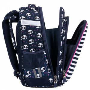 Ghiozdan Prescolari si Scolari, 2 Compartimente, St.Majewski, Ergonomic, Ajustabil pe Inaltime, Colectia St.Right - Love Panda HB01 39x29x17cm