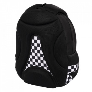 Ghiozdan Scolar 4 Compartimente, Ergonomic, Impermeabil, Colectia St.Right - K-POP Chain BP07, 42x30x20cm