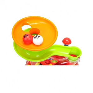 Jucarie interactiva Malplay, Pista muzicala cu bile si ciocanel, Multicolor