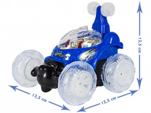 Masina MalPlay, Acrobatica, Flexibila 360 Grade, Crazy Twister, RC, cu Leduri si Sunete, 6 ani +