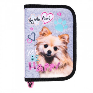 Penar Rigid cu 1 Fermoar si 2 Extensii, St. Majewski, Neechipat, Colectia My Little Friend Dog PC03 20.5x14x3.5cm
