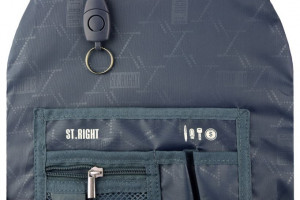 Rucsac Scolar 3 Compartimente St.Right - Street Tropical Stripes