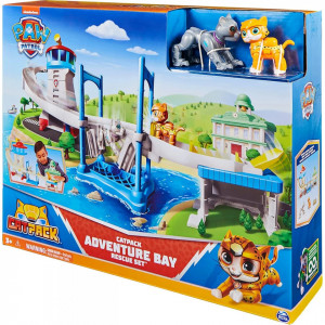 Set de Joaca Paw Patrol, Adventure Bay cu Pisica Salbatica, 5piese