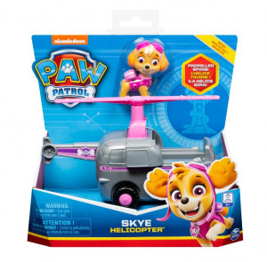 Set figurina cu vehicul Paw Patrol - Skye, Helicopter