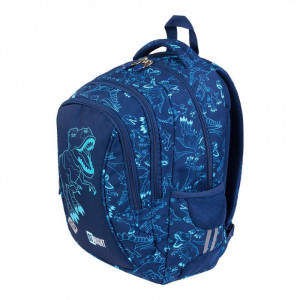 Ghiozdan Prescolari 3 Compartimente, St.Majewski, Ergonomic, Impermeabil, Elemente Reflectorizante, Colectia St.Right - Tirex BP26, 39x27x17cm