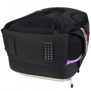 Ghiozdan Scolar 4 Compartimente, St.Majewski, Maner si Spate Ergonomic, Impermeabil, Elemente Reflectorizante, Colectia St.Right - HOLO MULTICOLOR BP07, 42x30x20cm