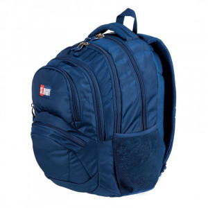 Ghiozdan Scolar, St.Majewski, 4 Compartimente, St.Right Navy Blue BP05 42x30x19cm
