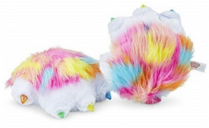 Manusi de plus cu sunete si lumini, Rainbow Butterfly Unicorn Kitty, 19x33cm