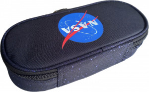 Penar Borseta Rigid, St.Majewski cu 1 Compartiment, Clapeta Interioara, Colectia St.Right - Night Sky PC01 23x9,5x6cm