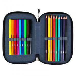 Penar Echipat cu 2 Fermoare, St.Majewski, gama St.Right RAINBOW UNICORNS PC04