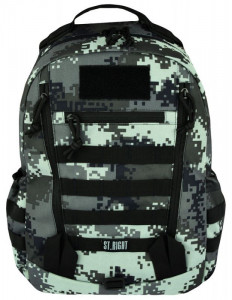 Rucsac cu 1 Compartiment - St.Right - Military Black Digital Camo BP39