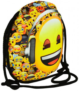 Rucsac cu Snur - St.Right, Emoji Yellow SO15