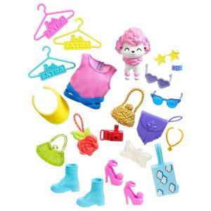 Set Barbie Extra Style, Mattel, +3 ani, Multicolor