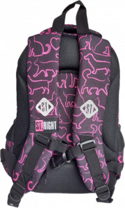 Ghiozdan Prescolari 3 Compartimente, St.Majewski, Maner si Spate Ergonomic, Impermeabil, Elemente Reflectorizante, Colectia St.Right - Lovely Pets BP26, 39x27x17cm
