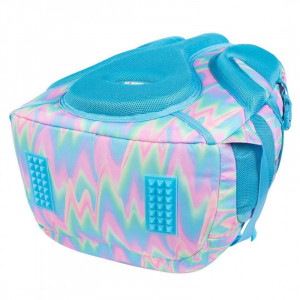 Ghiozdan Scolar 4 Compartimente, St.Majewski, Maner si Spate Ergonomic, Impermeabil, Elemente Reflectorizante, Colectia St.Right - BUBBLE GUM BP01, 43x32x21cm