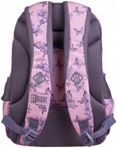Ghiozdan Scolar, St.Majewski, 2 Compartimente, Impermeabil, Gama St.Right - Vintage ButterFlies BP47