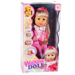 Papusa Interactiva, Umbla Singura, MalPlay Belinda 42cm
