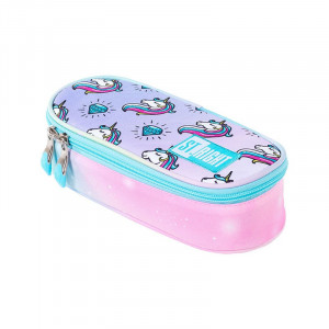 Penar Borseta Rigid cu Clapeta Interioara St.Right - Pastel Unicorns PC01