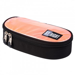 Penar Borseta Rigid, St.Majewski cu 1 Compartiment cu Clapeta Interioara, Colectia St.Right - CORAL HOLO PC01 6x23x9,5cm
