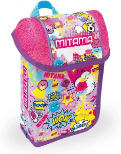 Penar Echipat Upside, Mitama, cu 1 Fermoar si 2 Extensii, 43 Piese, 23.5x14x8.5cm, IceCream, Roz